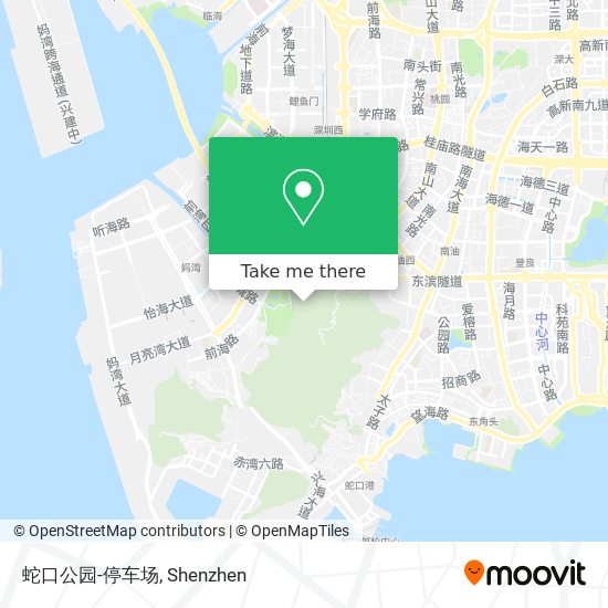 蛇口公园-停车场 map