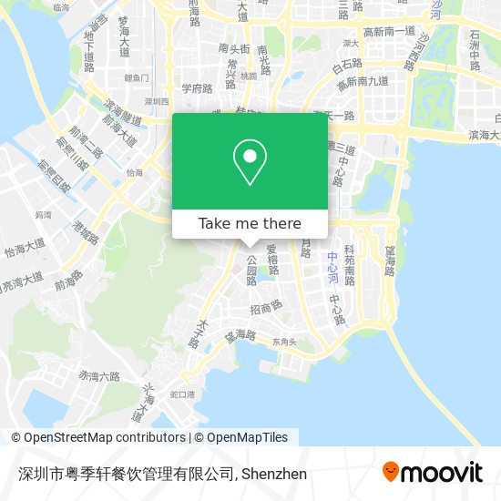 深圳市粤季轩餐饮管理有限公司 map