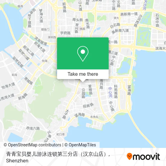 青青宝贝婴儿游泳连锁第三分店（汉京山店） map
