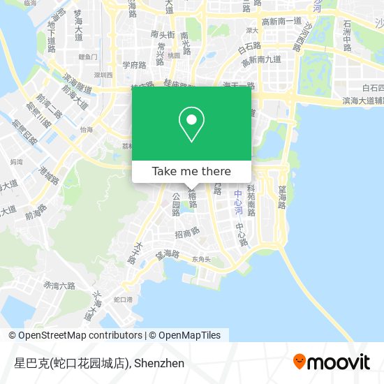 星巴克(蛇口花园城店) map