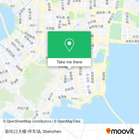 新街口大楼-停车场 map