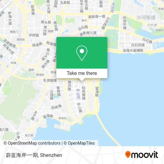 蔚蓝海岸-一期 map