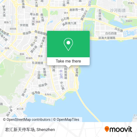 君汇新天停车场 map