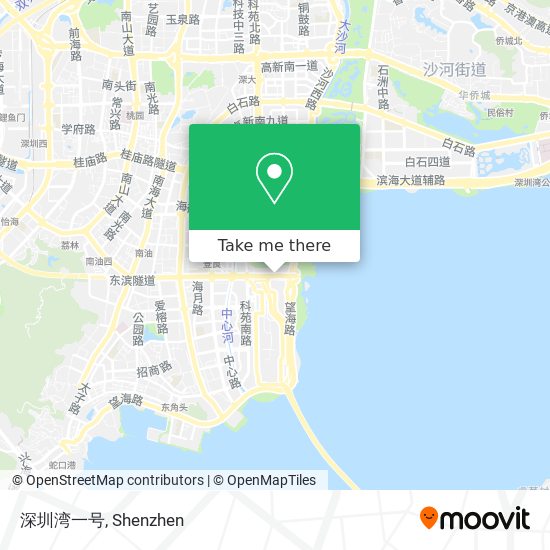 深圳湾一号 map