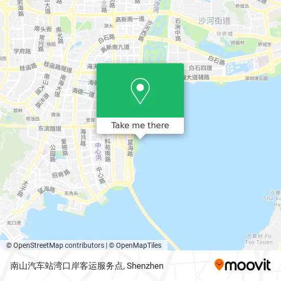 南山汽车站湾口岸客运服务点 map