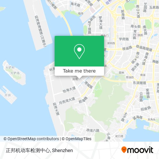 正邦机动车检测中心 map