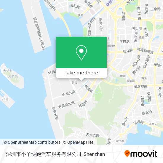深圳市小羊快跑汽车服务有限公司 map