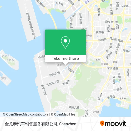 金龙泰汽车销售服务有限公司 map