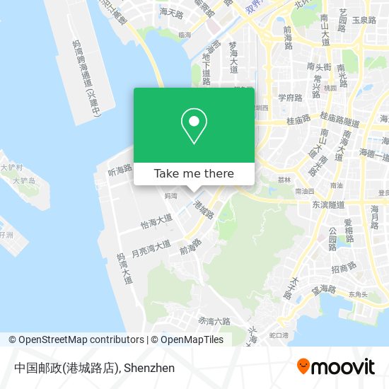 中国邮政(港城路店) map