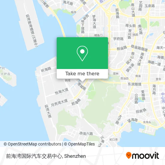 前海湾国际汽车交易中心 map