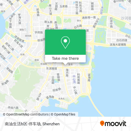 南油生活b区-停车场 map