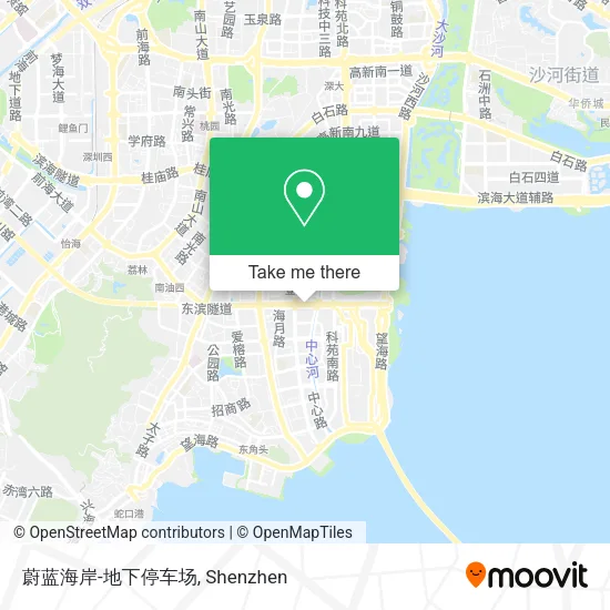 蔚蓝海岸-地下停车场 map