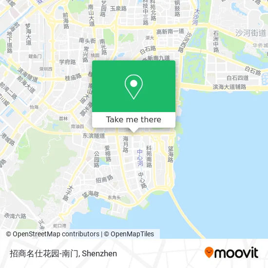 招商名仕花园-南门 map