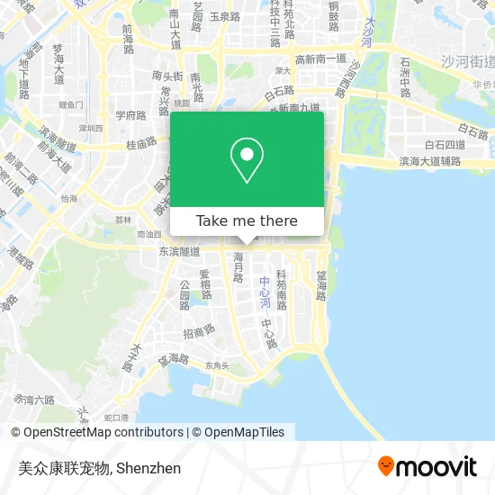 美众康联宠物 map