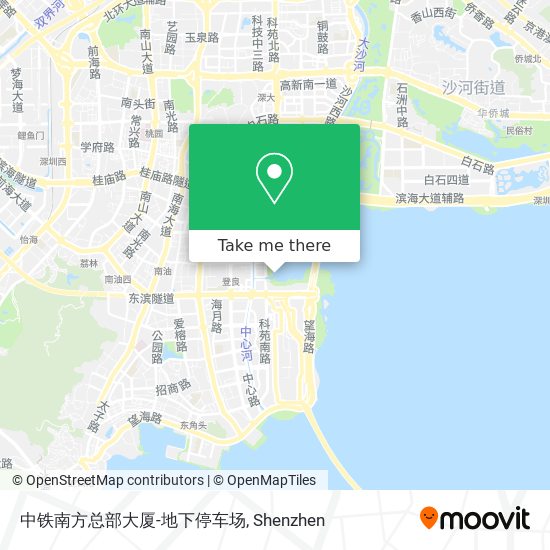中铁南方总部大厦-地下停车场 map