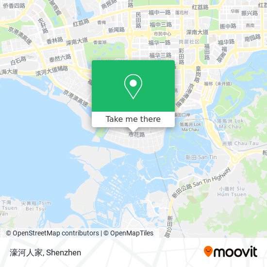 濠河人家 map