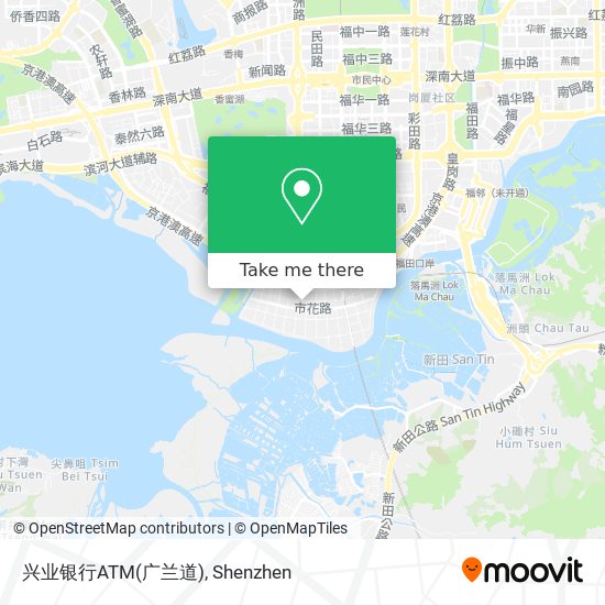 兴业银行ATM(广兰道) map