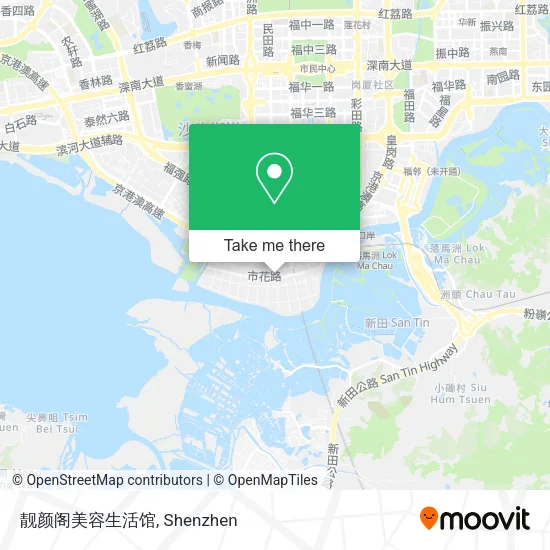 靓颜阁美容生活馆 map