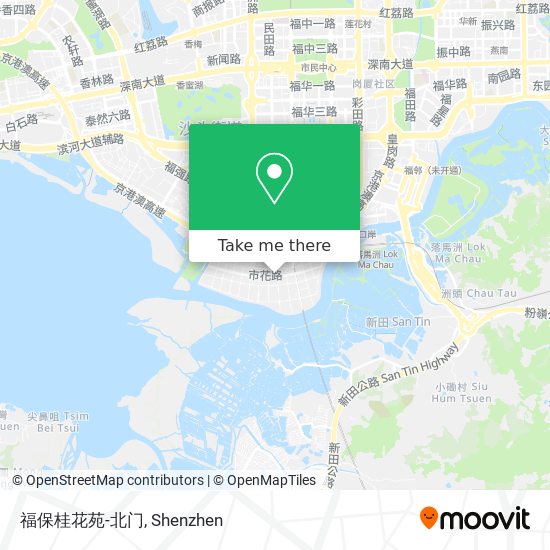 福保桂花苑-北门 map