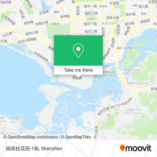 福保桂花苑-1栋 map