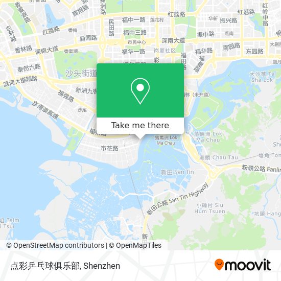 点彩乒乓球俱乐部 map