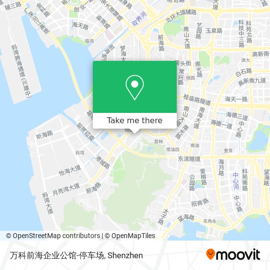 万科前海企业公馆-停车场 map