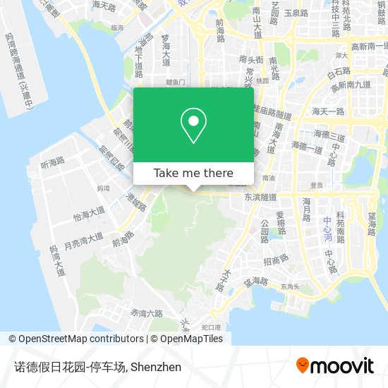诺德假日花园-停车场 map