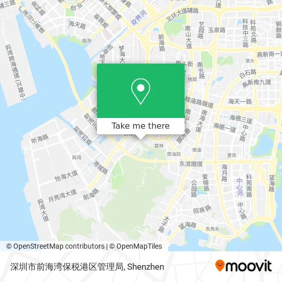 深圳市前海湾保税港区管理局 map