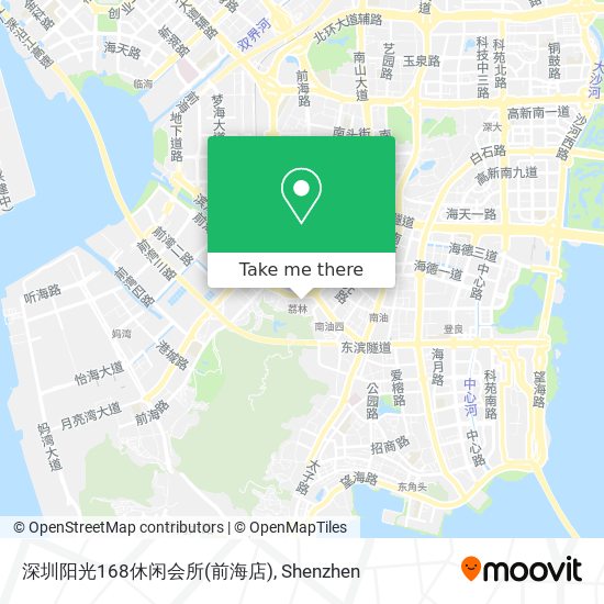 深圳阳光168休闲会所(前海店) map