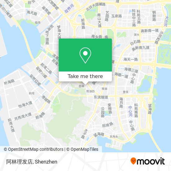 阿林理发店 map
