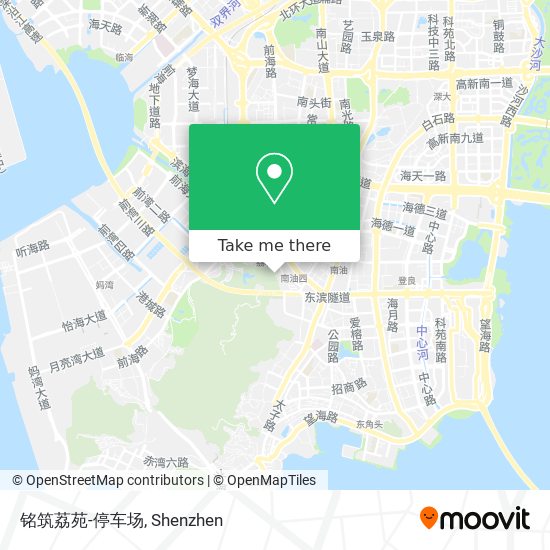 铭筑荔苑-停车场 map