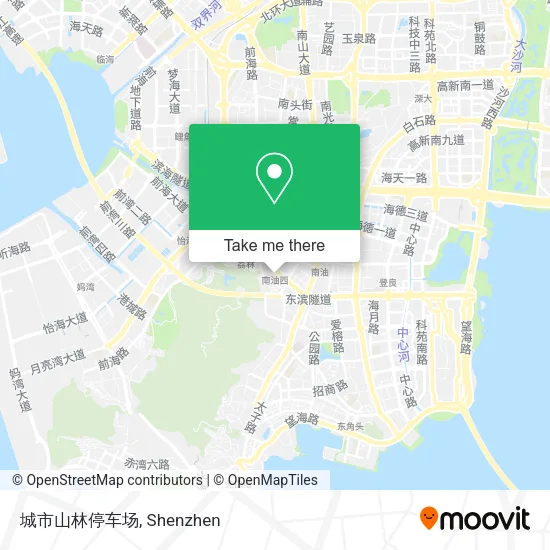 城市山林停车场 map