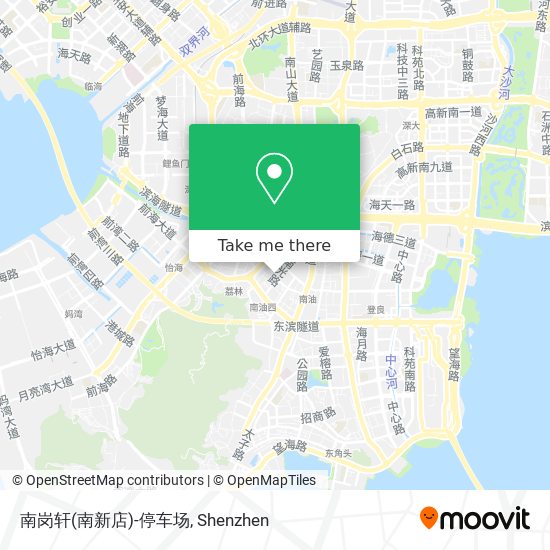 南岗轩(南新店)-停车场 map