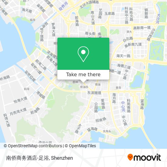 南侨商务酒店-足浴 map