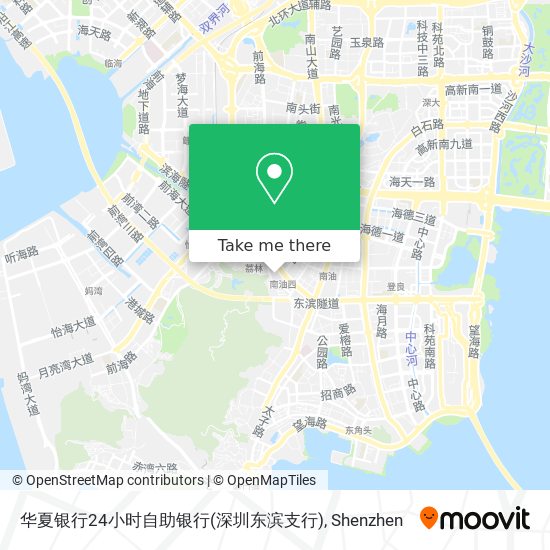 华夏银行24小时自助银行(深圳东滨支行) map