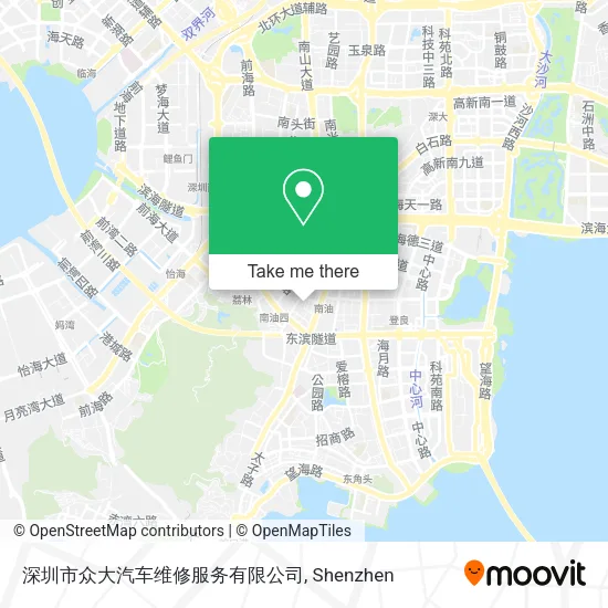 深圳市众大汽车维修服务有限公司 map
