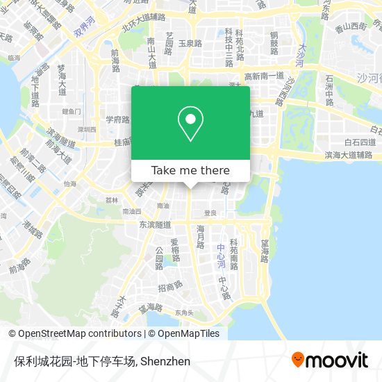 保利城花园-地下停车场 map