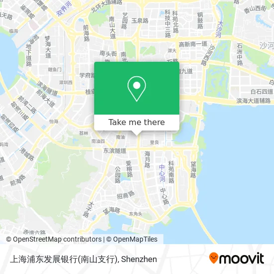 上海浦东发展银行(南山支行) map