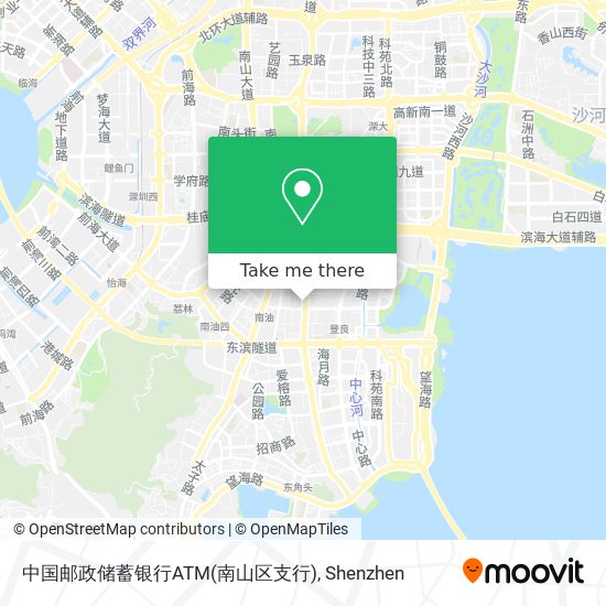 中国邮政储蓄银行ATM(南山区支行) map