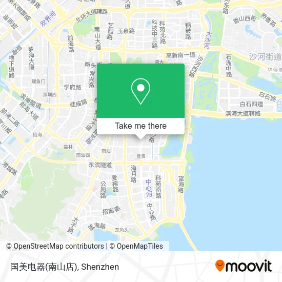 国美电器(南山店) map