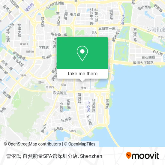 雪依氏·自然能量SPA馆深圳分店 map