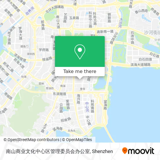 南山商业文化中心区管理委员会办公室 map