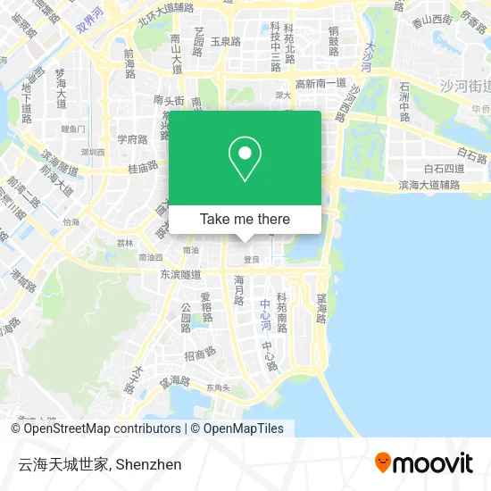 云海天城世家 map