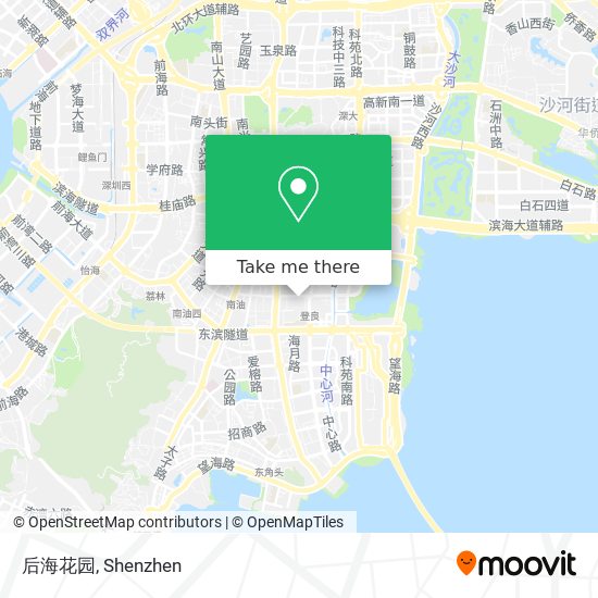 后海花园 map
