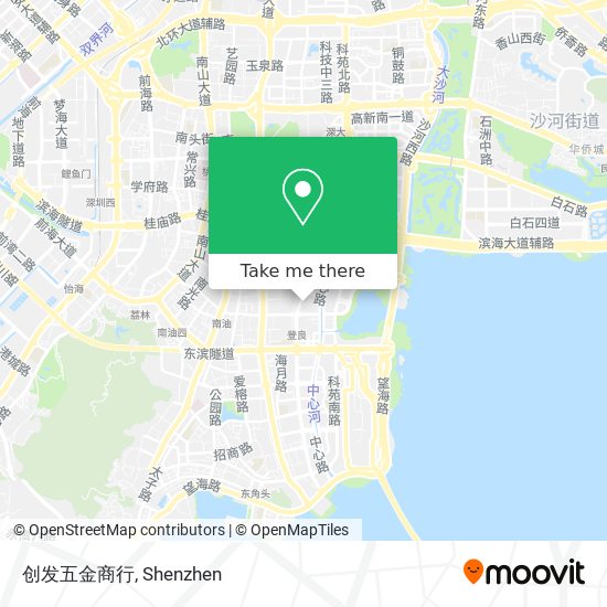 创发五金商行 map