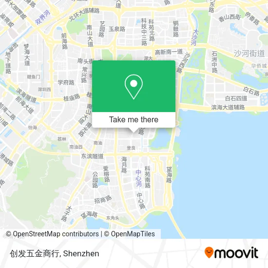 创发五金商行 map