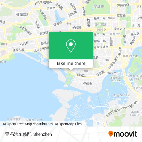亚冯汽车修配 map