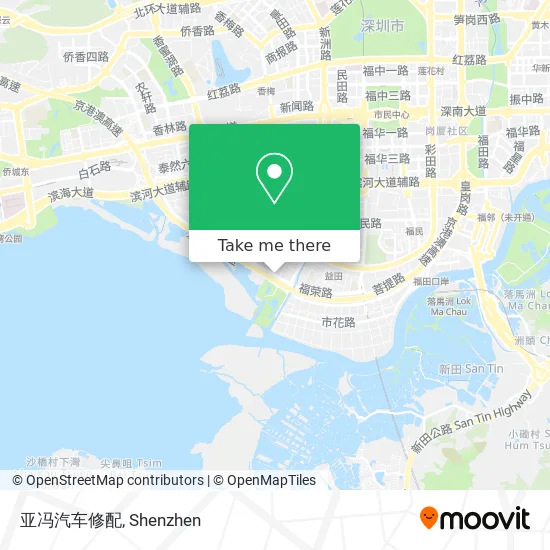 亚冯汽车修配 map