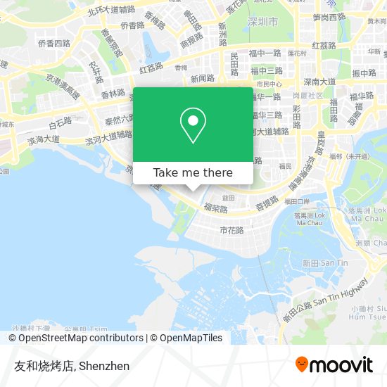 友和烧烤店 map