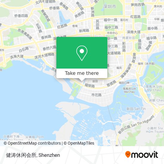 健涛休闲会所 map